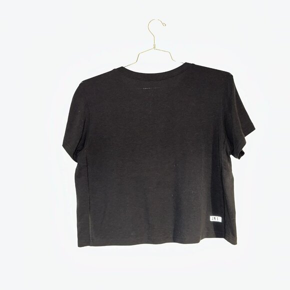 Fleo Tops - Fleo Women's Skimmer T t-shirt— Cropped Black